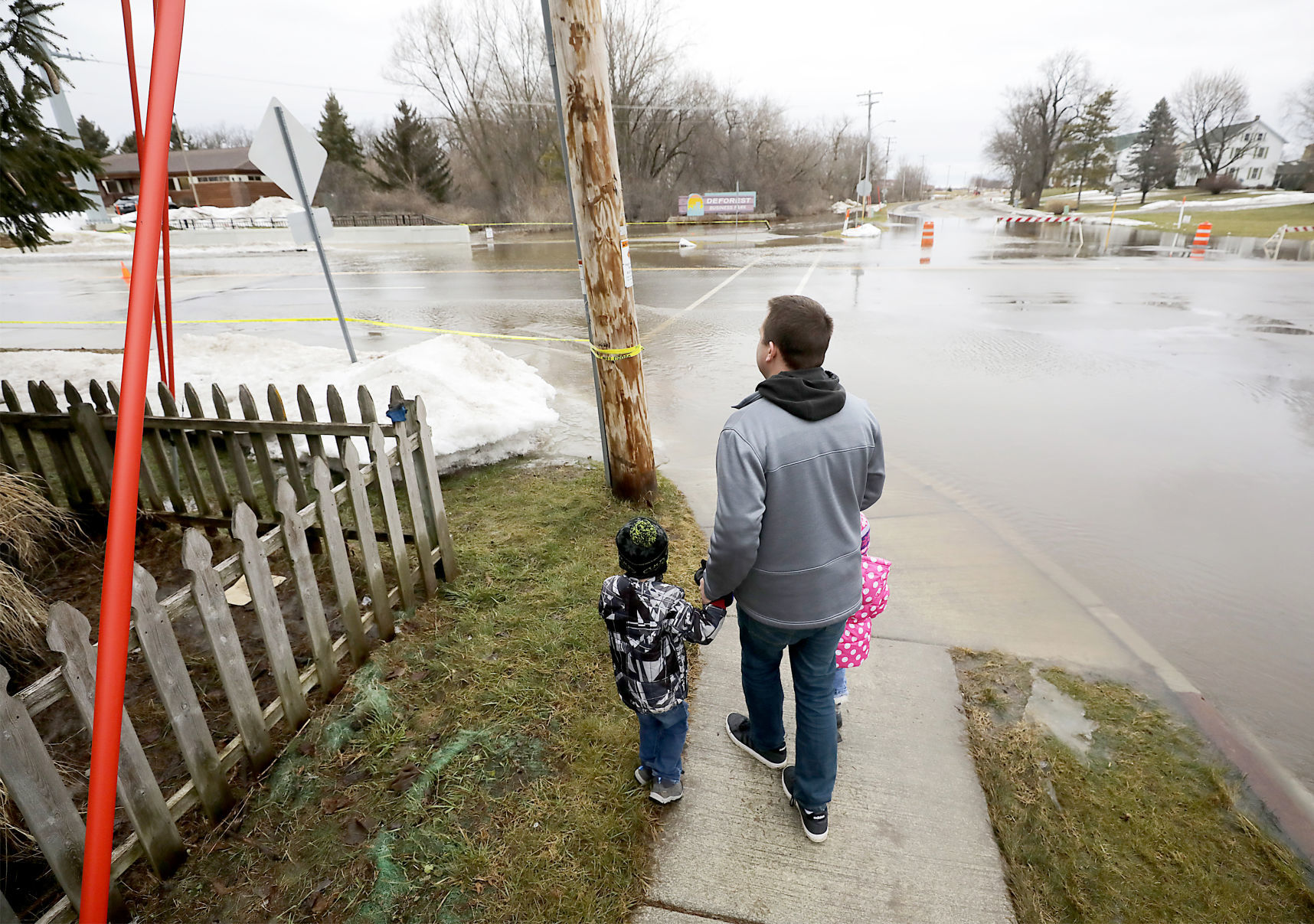 Flooding in DeForest